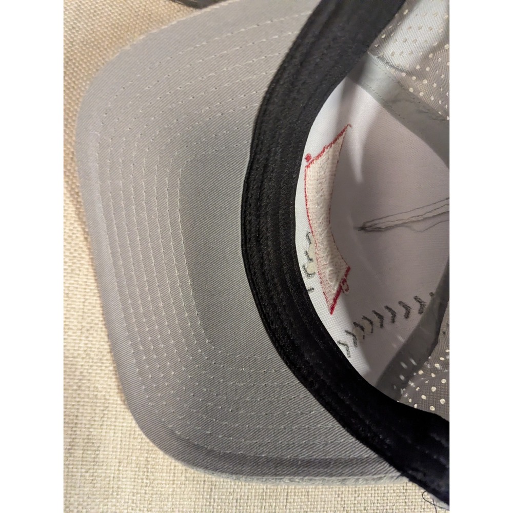 Budweiser Beer Baseball Stitch Snapback Cap Hat - RARE Grey Red Bud Tallgate - Picture 9 of 9